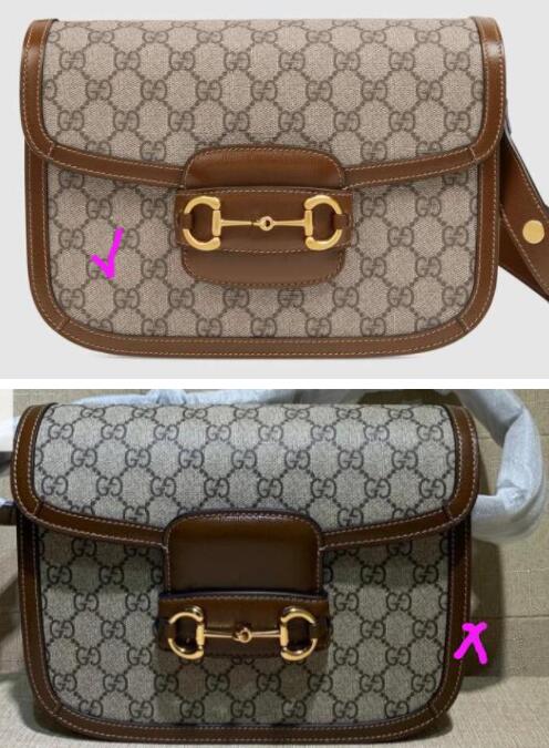 Gucci Horsebit 1955 Bag Fake vs Real Guide: How To Tell Real Gucci From Fake?  ( Sizes + Sale + 10% Cashback) - Extrabux