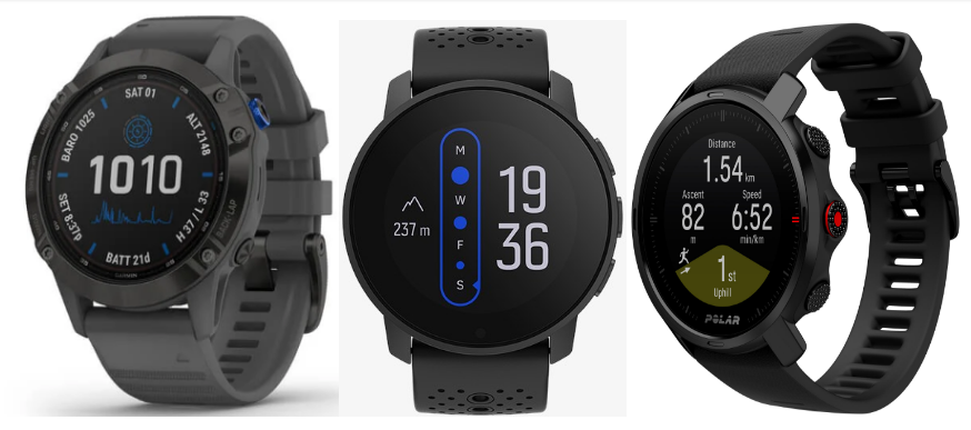 Garmin Fenix 6 vs. Suunto 9 Peak vs. Polar Grit X: Which is Best for You?