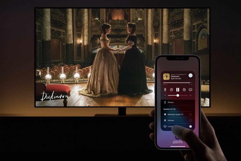 Apple AirPlay with Apple TV and iPhone
