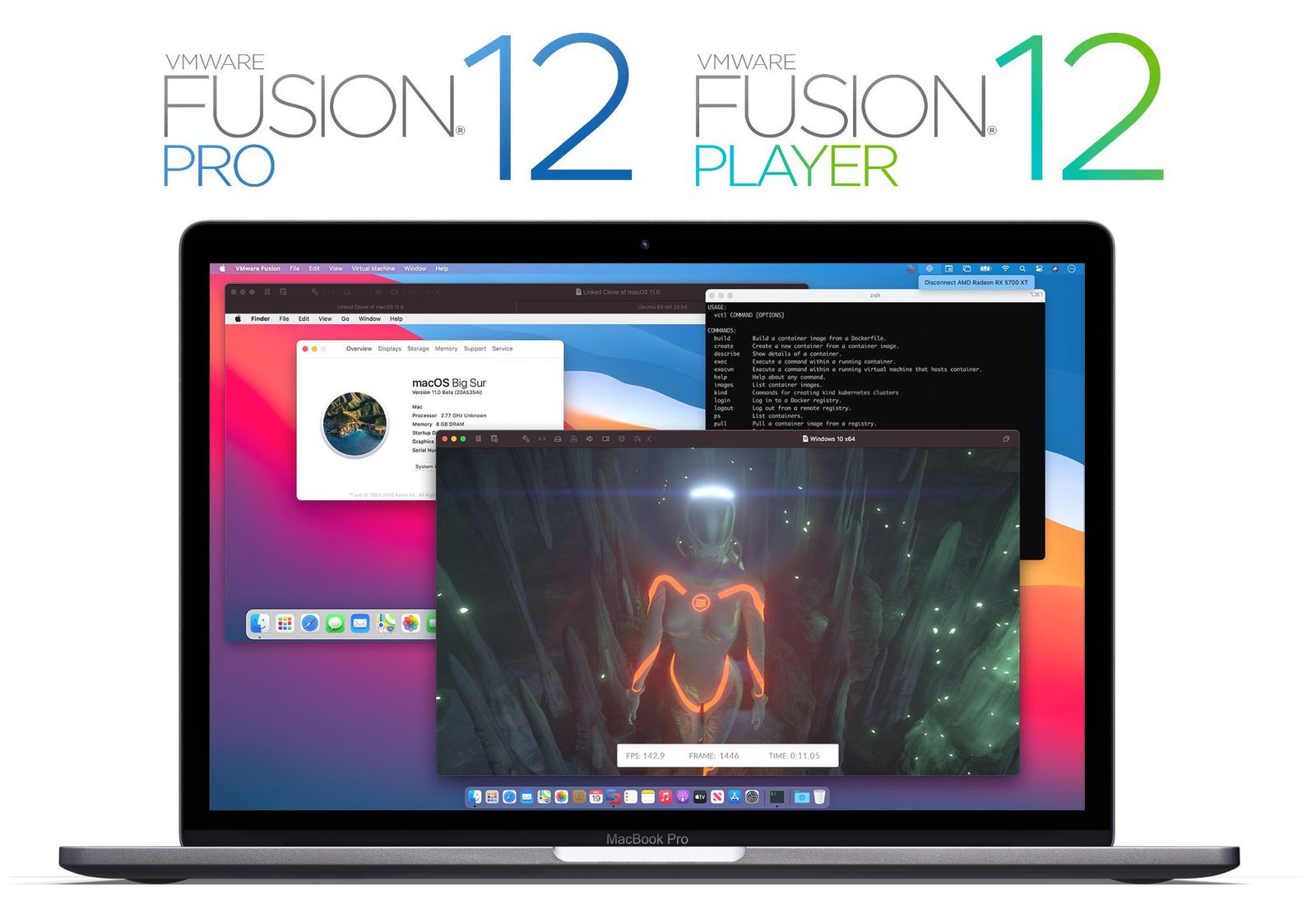 VMware Fusion 12 Pro vs. Player (Personal or Commercial): What's the difference?