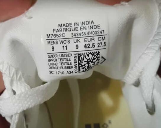 converse is made in