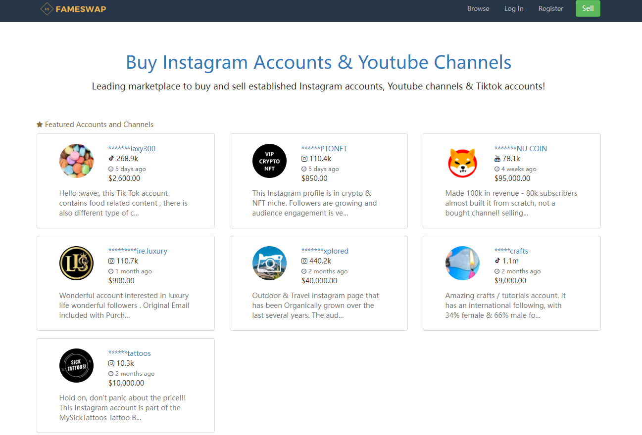 14个国内外社交账号交易平台推荐- 买卖Facebook、Instagram、TikTok账号等！ - Extrabux