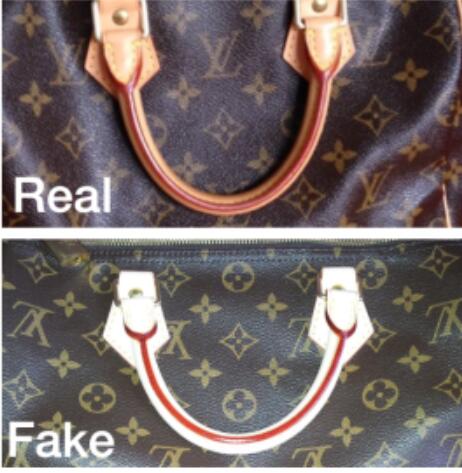 Authentic vs Fake Louis Vuitton Speedy B 25 Damier Ebene