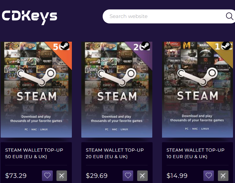 Where to Buy Steam Gift Cards