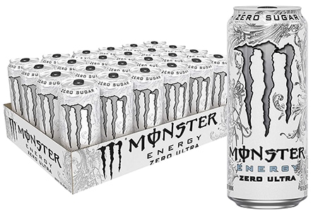 Monster Energy Zero Ultra，无糖能量饮料，16 盎司（24 包）
