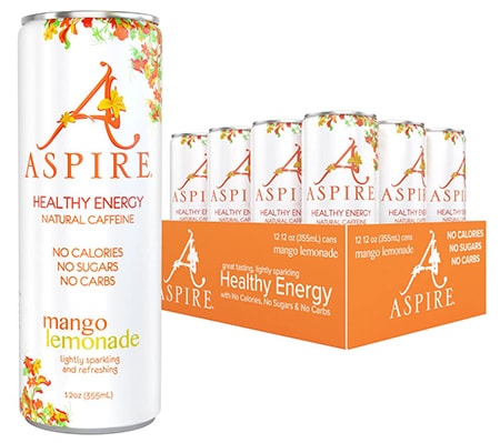 Aspire 健康能量饮料，芒果柠檬水