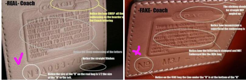 Coach Bag Fake vs. Original vs. Outlet 2023: How to Spot a Fake or Factory  Coach Bag？ - Extrabux
