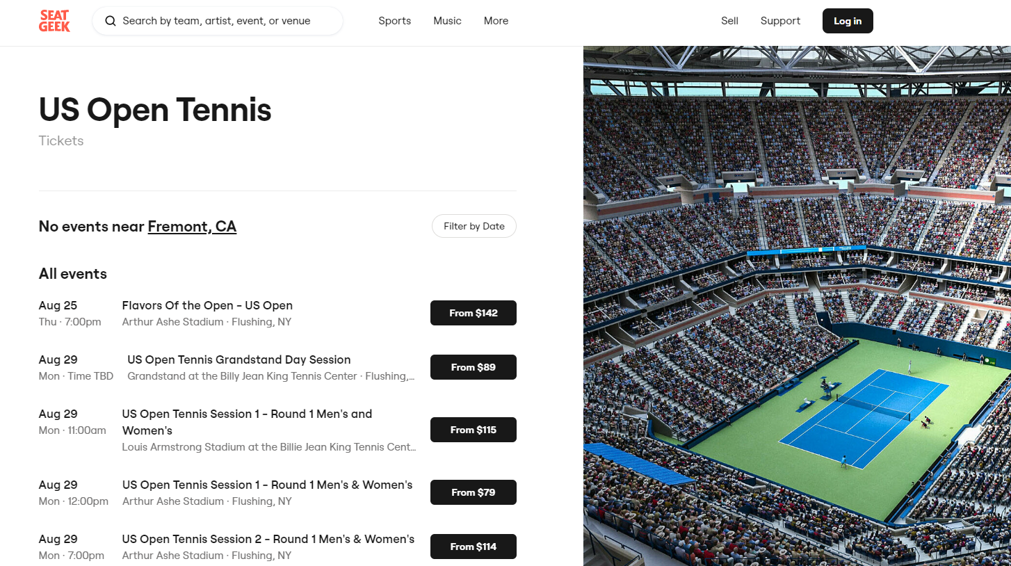 22美国网球公开赛买票攻略 看球指南 赛程表 门票价格 购票渠道 Extrabux