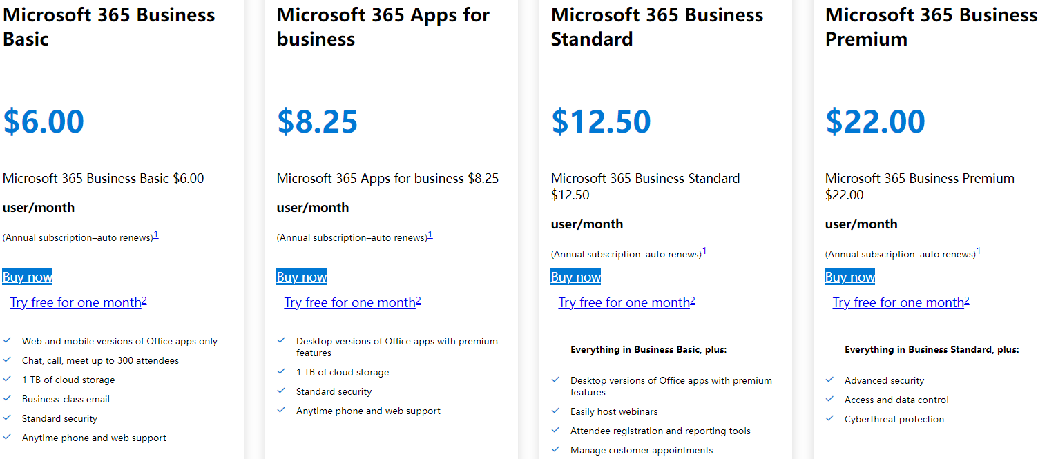 microsoft onedrive cost