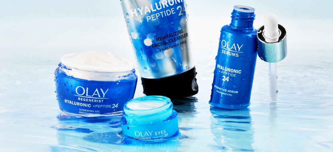 NEW Olay Regenerist Hyaluronic + Peptide24 Collection Review