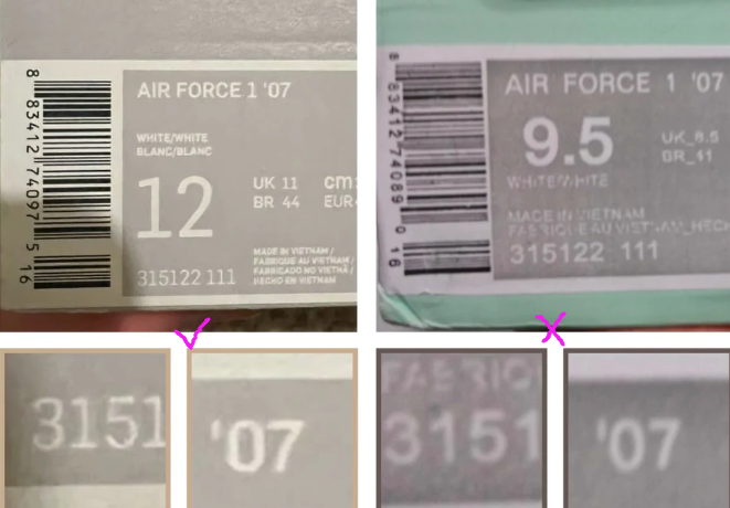 Nike Air Force 1 Original vs Fake Guide 2023: How to Spot a Fake? - Extrabux
