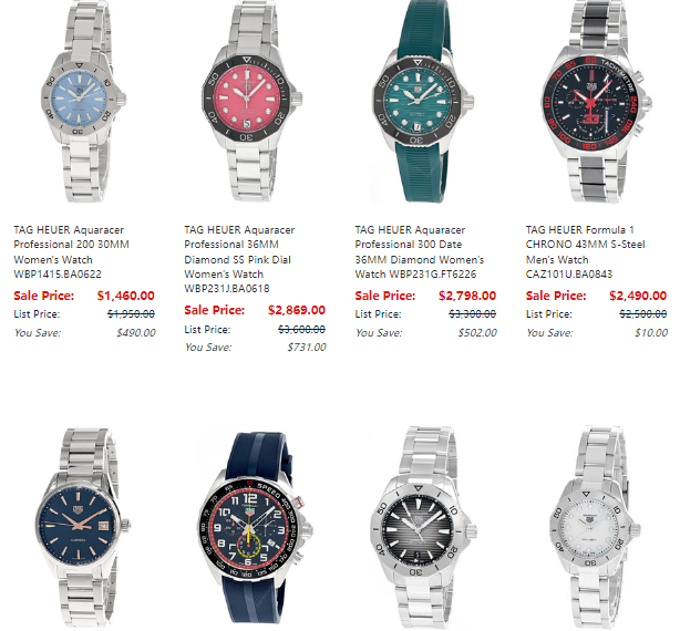 Where To Buy TAG Heuer Watches The Cheapest in 2024 Cheapest