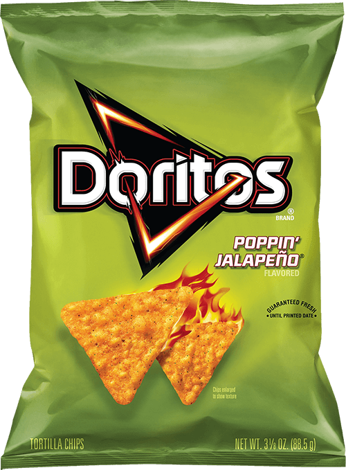 Doritos Poppinā JalapenoĀ® Flavored Tortilla Chips