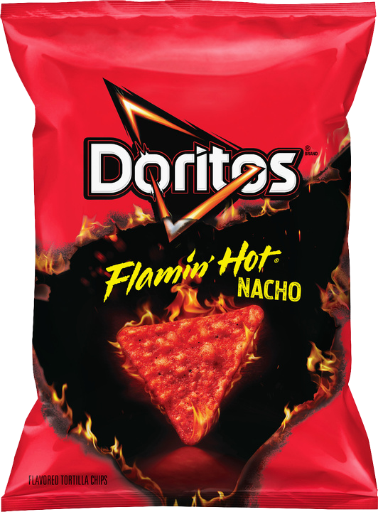 DORITOSĀ® FLAMIN' HOTĀ® Nacho Flavored Tortilla Chips