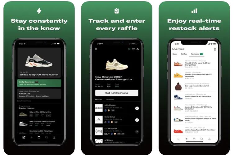 Top & Best 12 Sneaker Apps/sites for Raffles, Releases & Restocks in