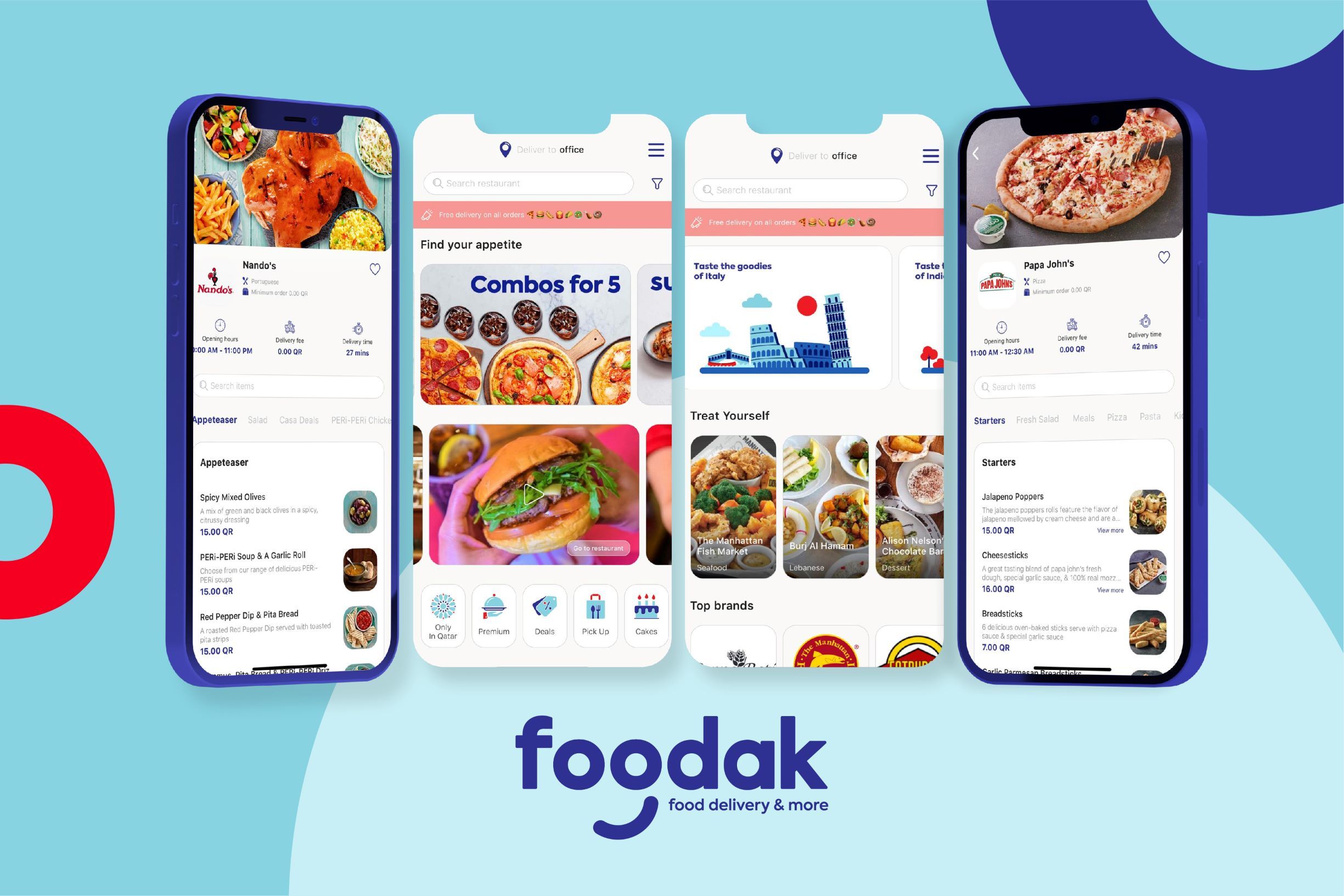 Foodak 外卖应用卡塔尔
