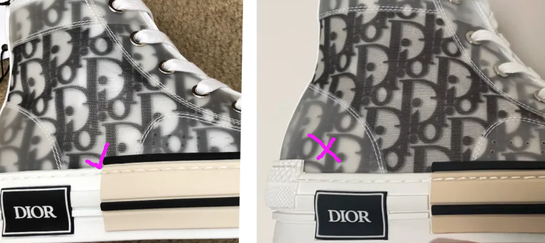 Check giày Cách phân biệt giày Dior WalknDior Real và Fake  Hệ thống  phân phối Air Jordan chính hãng