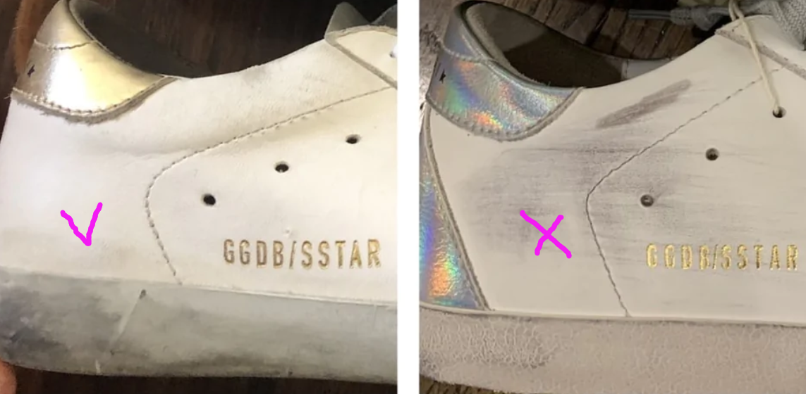 Golden Goose Sneakers Real vs Fake Guide 2023: Как узнать, настоящий ли ...