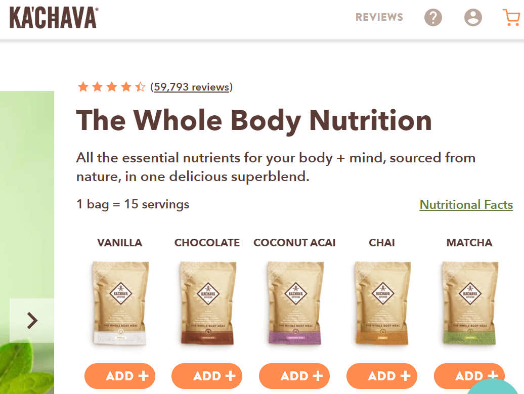 Ka'Chava vs. Orgain vs. Shakeology vs. Garden of Life Protein Powder Which is Best for You