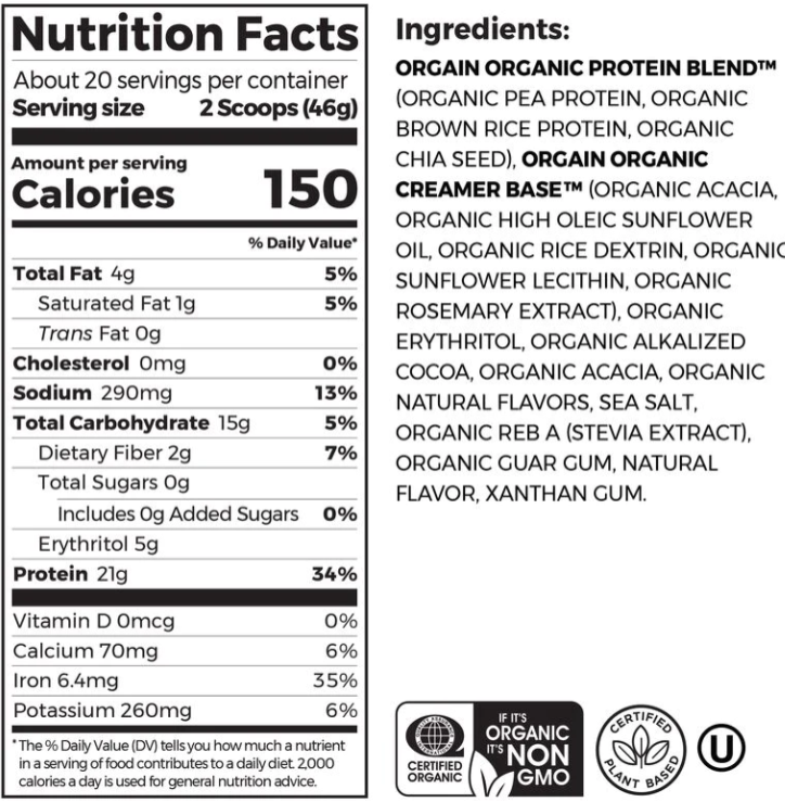 Ka'Chava vs. Orgain vs. Shakeology vs. Garden of Life Protein Powder