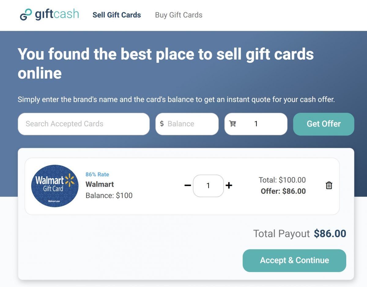 Sell gift cards online with giftcash Sell gift cards online with giftcash