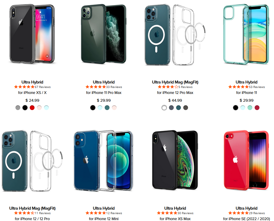 Otterbox Symmetry vs. Speck Presidio vs. Spigen Ultra Hybrid Which is