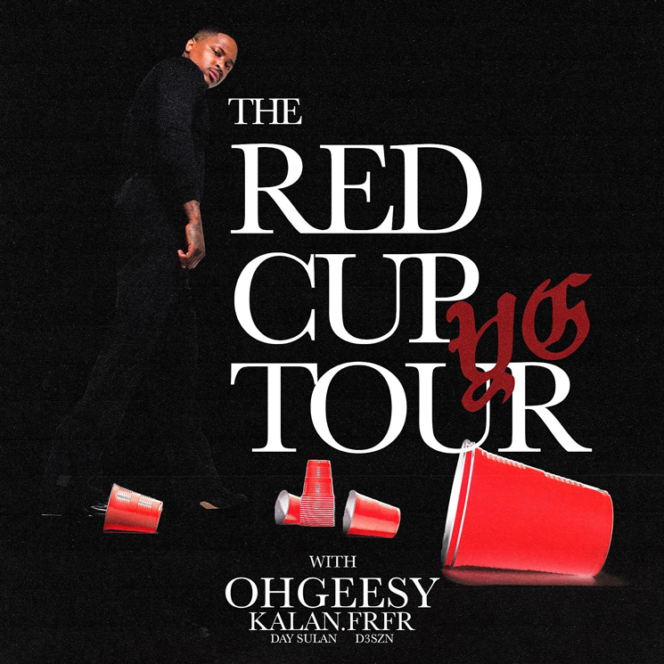 YG 在北美巡演中登陆加拿大