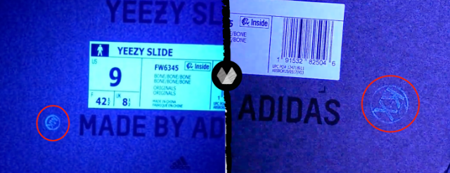 Yeezy uv 2025 light test