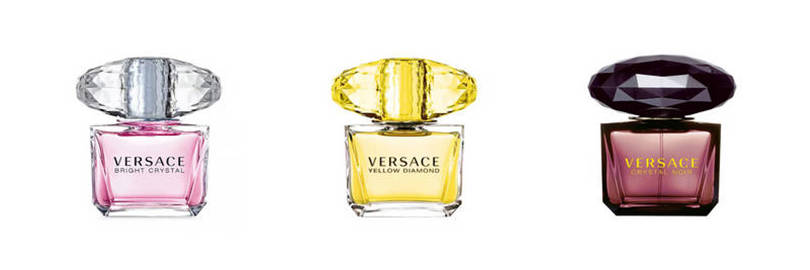Versace Bright Crystal vs. Yellow Diamond vs. Crystal Noir: Differences and Reviews 2024