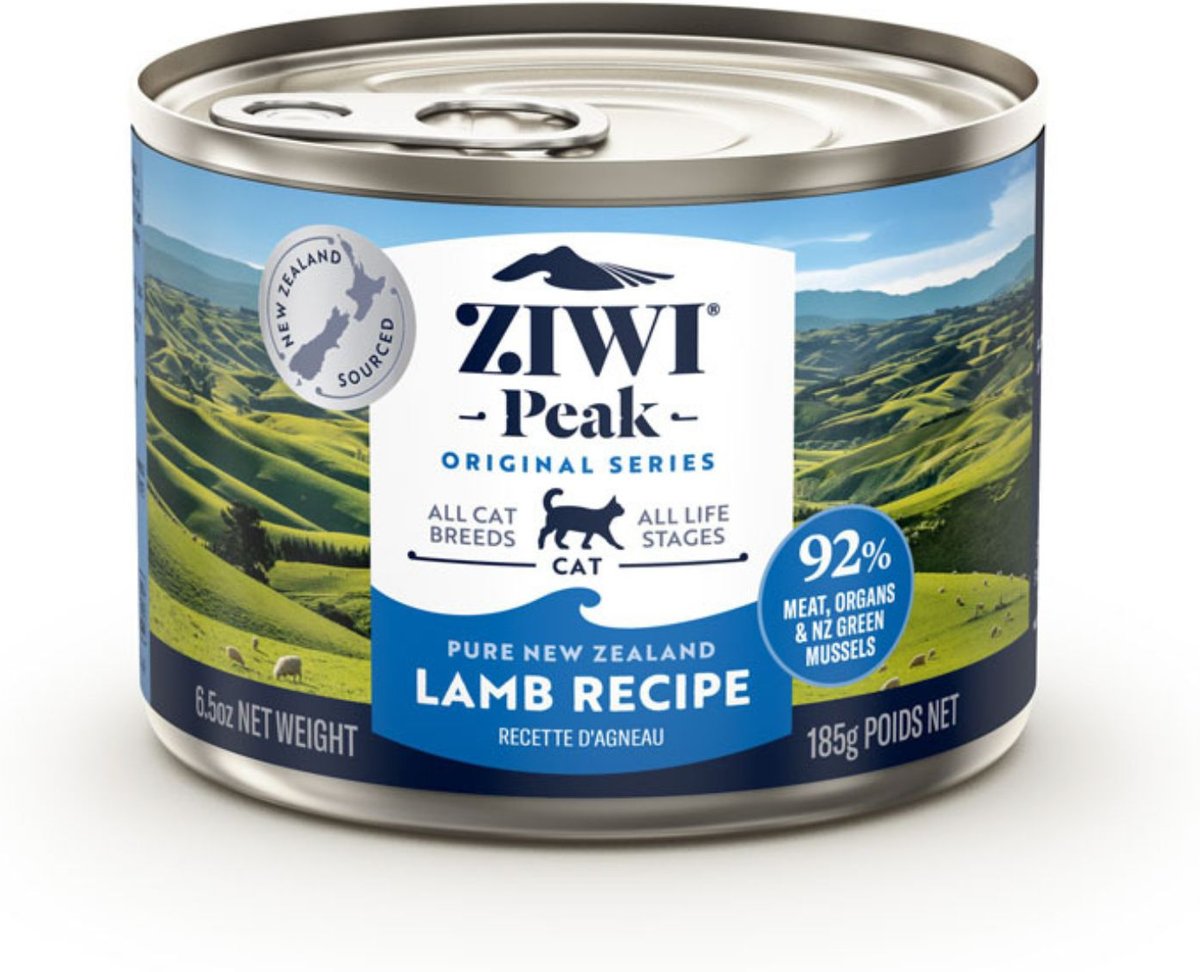 Ziwi Peak Lamb Recipe Canned Cat Food, 6.5-oz, case of 12 slide 1 of 7 Ziwi Peak Lamb Recipe Canned Cat Food, 6.5-oz, case of 12 slide 1 of 7