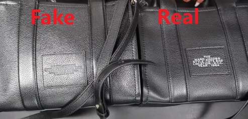 Marc Jacobs tote bag how to spot fake. Real vs fake The tote bag by Marc  Jacobs 