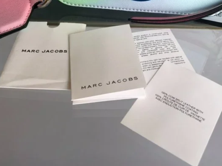 Marc jacobs bag new With Authenticity Card