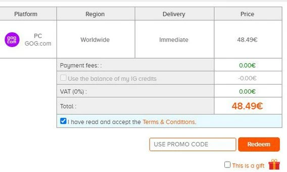 订单摘要页面将显示与订单相关的任何潜在费用、应用折扣代码的选项、将订单作为礼物发送等。