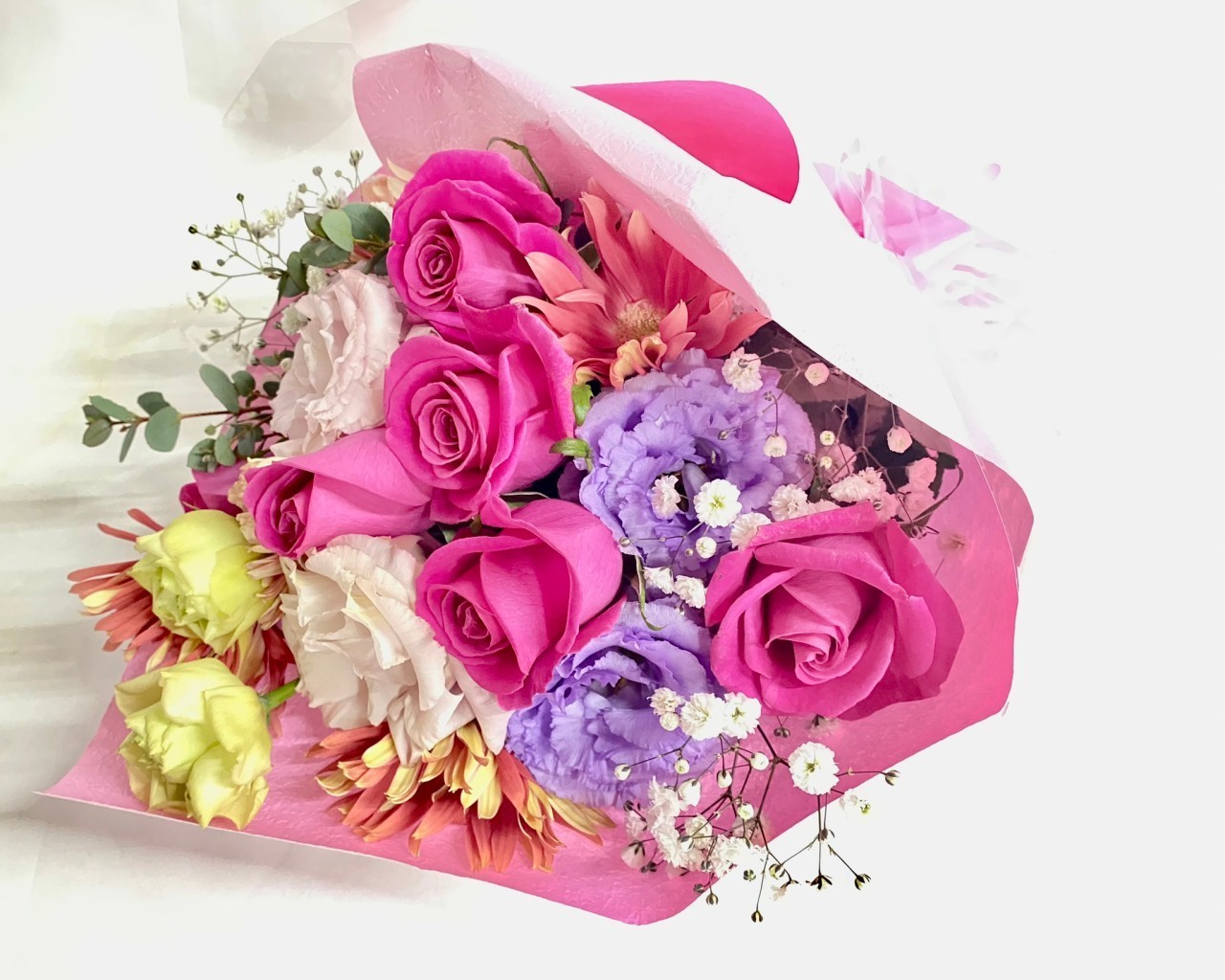 Seasonal Pink Love Bouquet