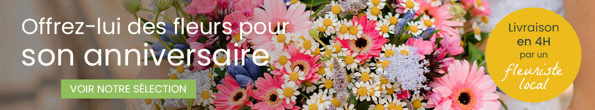 Offrez-lui des fleurs pour son anniversaire ! Offrez-lui des fleurs pour son anniversaire !