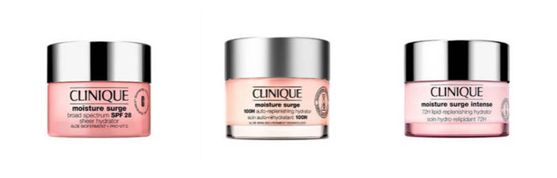 Clinique NEW Moisture Surge SPF 28 vs. 100H vs. 72H Hydrator: Differences/Ingredients/Reviews 2024