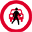 行人优先使用区标志