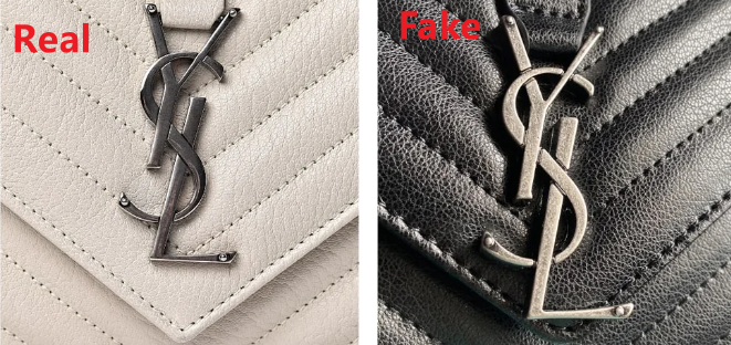 How to spot a best sale fake ysl college bag