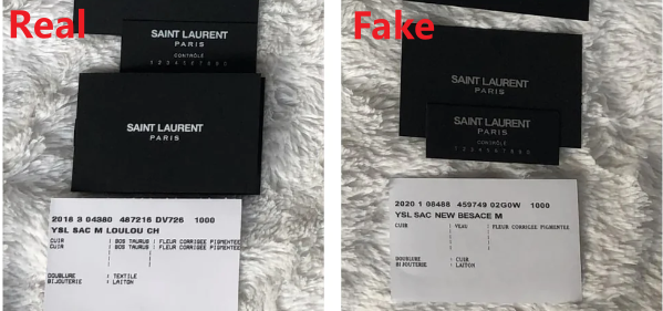 HOW TO SPOT Real vs Fake Saint Laurent Guide