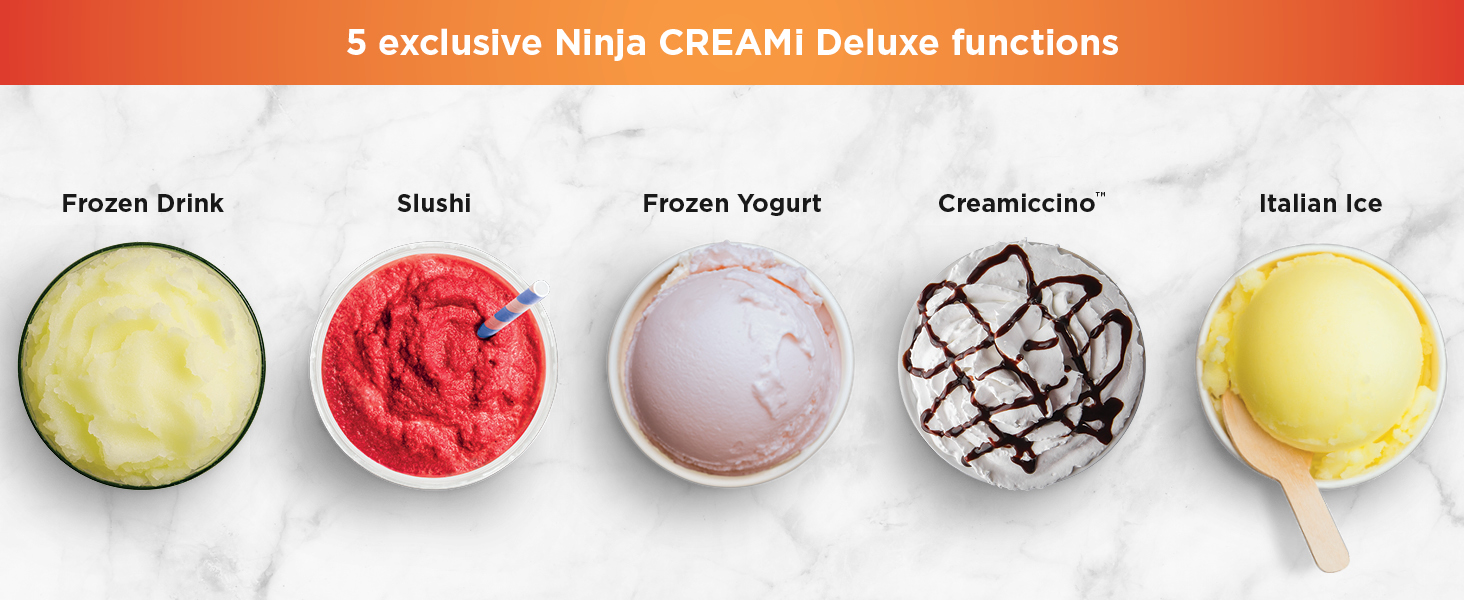 Ninja CREAMi Breeze 5 in 1 Ice Cream and Frozen Treat Maker - NC100 NEW  MODEL