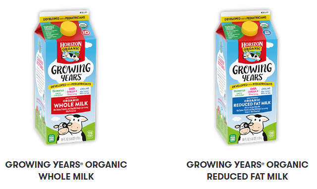 Horizon Growing Years® Organic Whole Milk for Kids