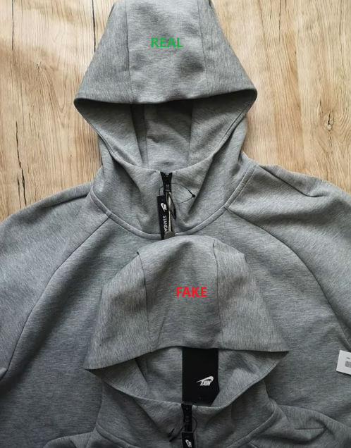 Nike Tech Fleece Real vs. Fake Guide 2024: How Can I Tell If It Is Real ...