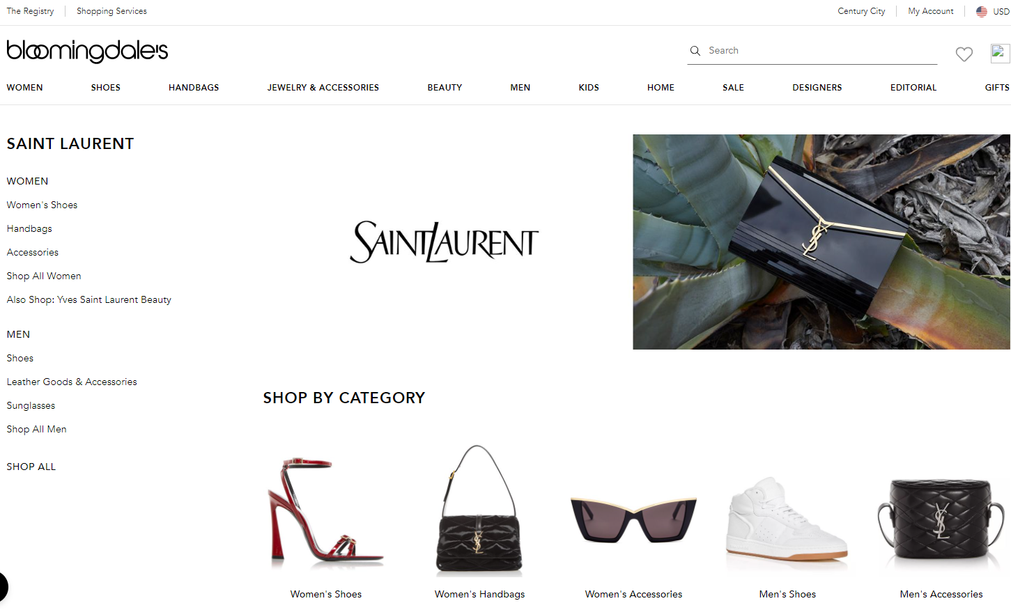 Cheapest place to 2025 buy saint laurent