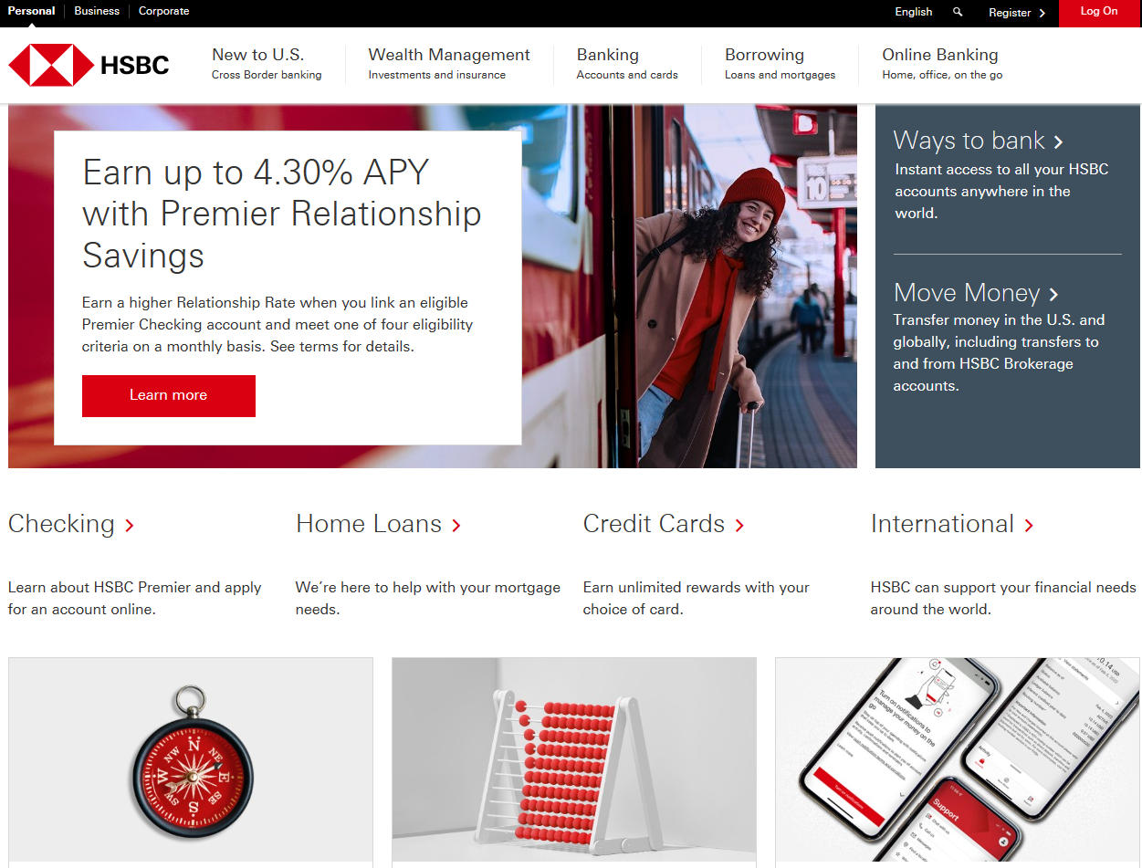 2025美国汇丰银行开户攻略（条件+预约及申请流程+开户奖励+材料与费用+客服电话+常见问题） - Extrabux