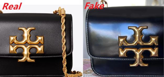 Real vs Fake Tory Burch purse. How to spot fake Tory Burch wallet and bags  