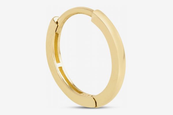 Stone and Strand Small Gold Huggie Clicker Earring