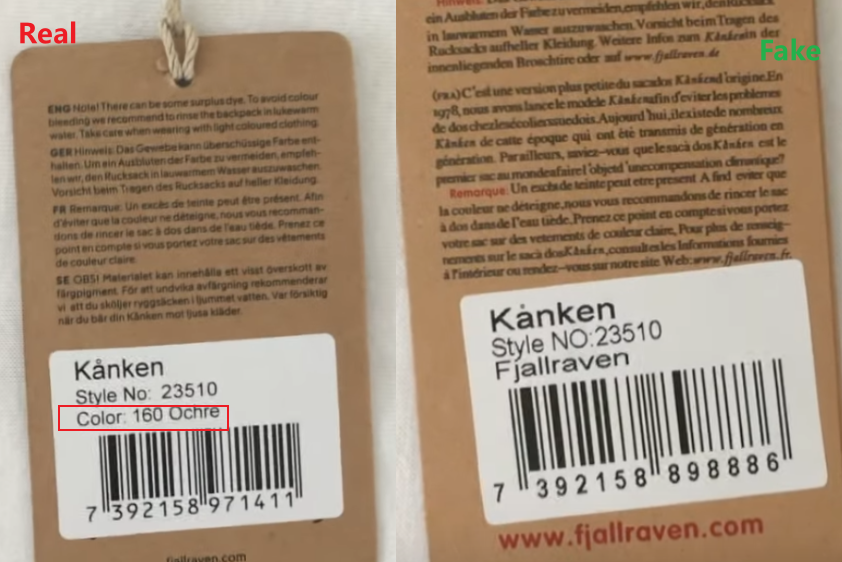 Fjallraven Kanken Backpack Real vs. Fake Guide 2024: How Can I Tell If ...
