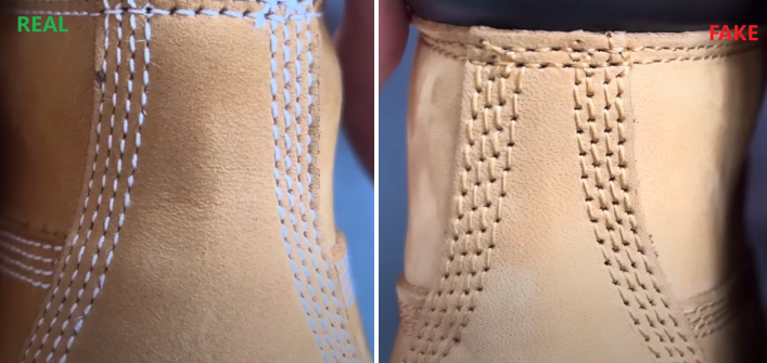 Real timberlands vs fake online