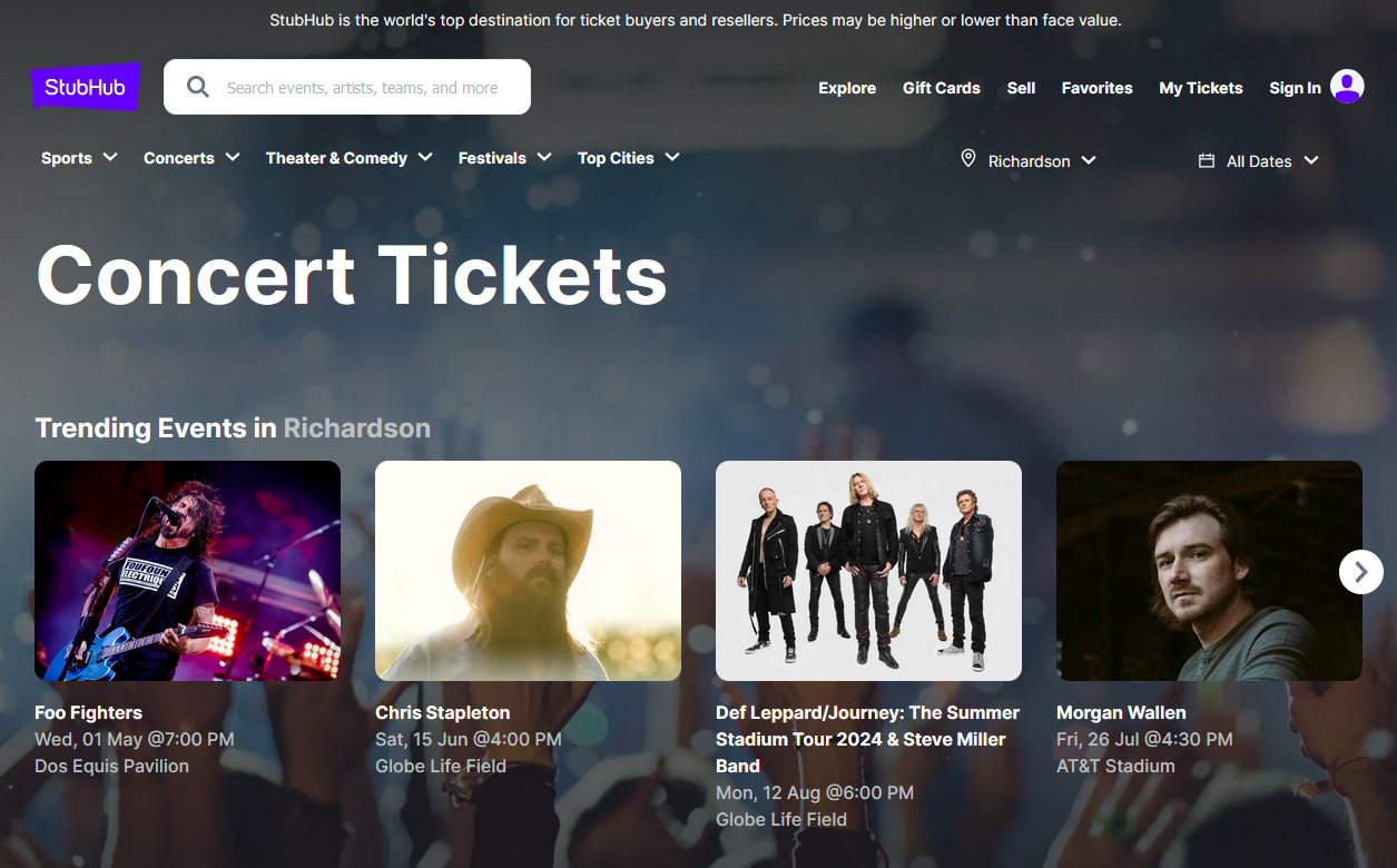 14 Best Sites to Buy LastMinute Concert Tickets the Cheapest (No Fees