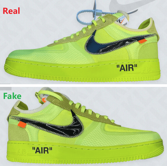 Off White x Air Force 1 Real vs Fake Guide 2024 How Can I Tell If It Is Real Extrabux